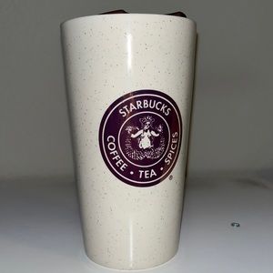 Starbucks tan/brown hot cup